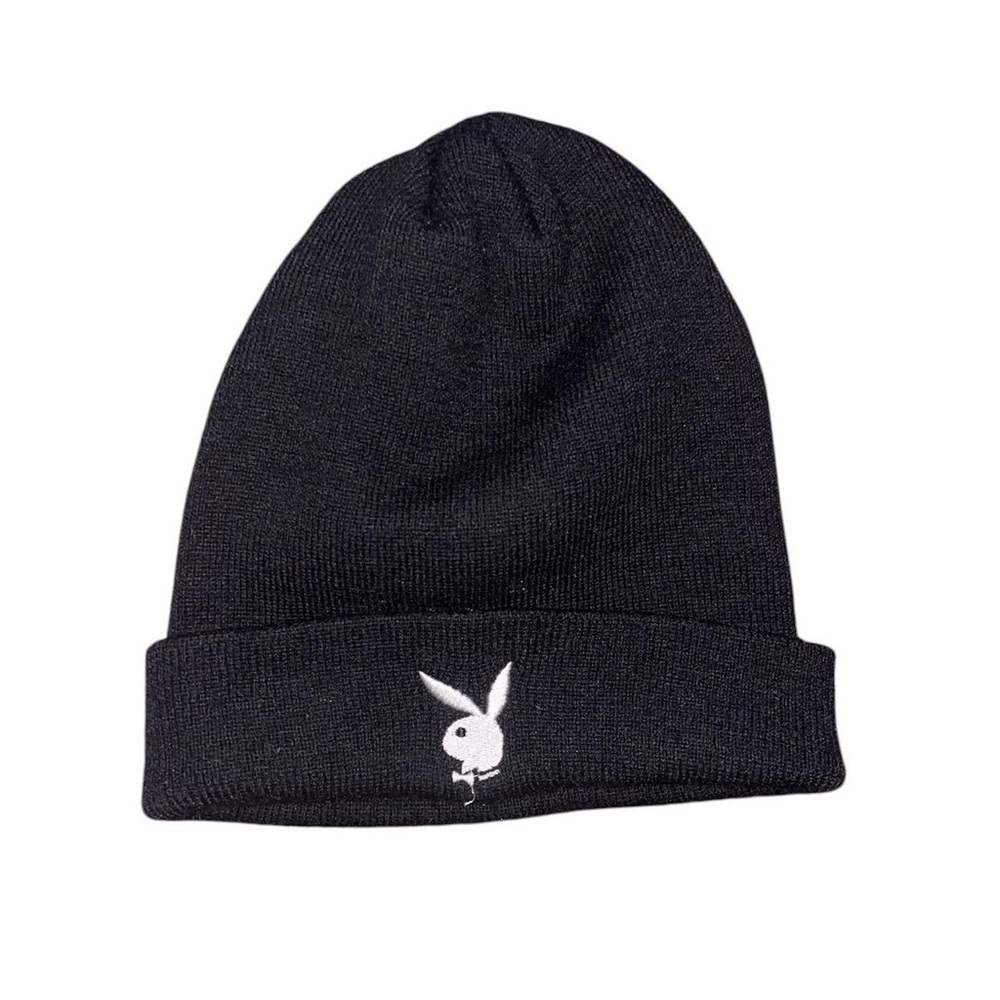Black Playboy Beanie